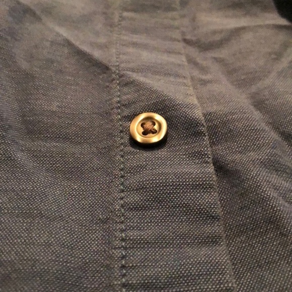 GAP Mens M Blue Button Down Shirt - Picture 4 of 5